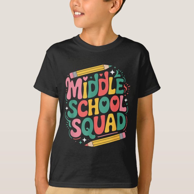 T-shirt Enseignant enseignant aux garçons et filles collèg (Devant)