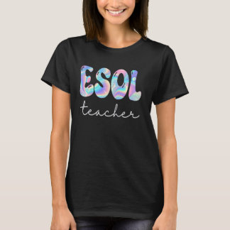 T-shirt Enseignant ESOL Super Retour à l'école Cute Enseig