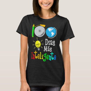 T-shirt Enseignant Espagnol 100 Jours Smarter 100ème Jour 