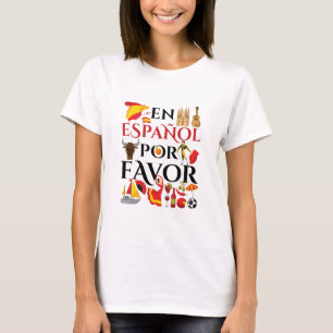 T-shirt Enseignant espagnol en espanol pour favoriser