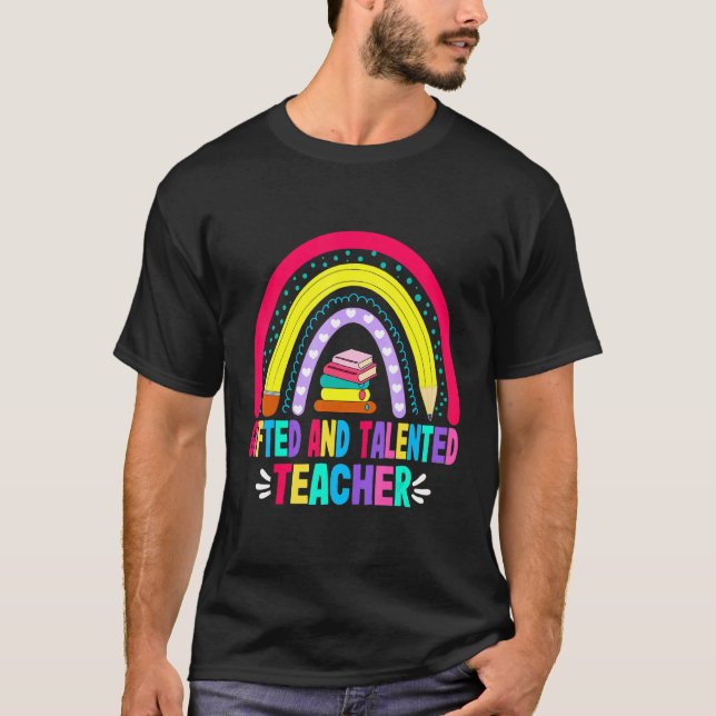 T-shirt Enseignant et talentueux Enseignant (Devant)