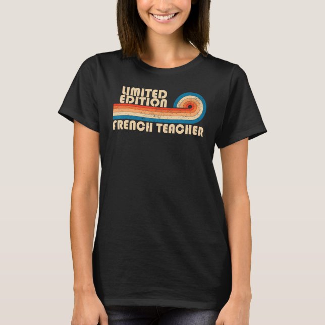T-shirt ENSEIGNANT FRANÇAIS Funny Titre du travail Profess (Devant)
