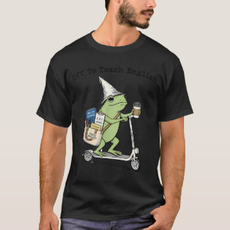 T-shirt Enseignant Frog Drôle de retour à l'école