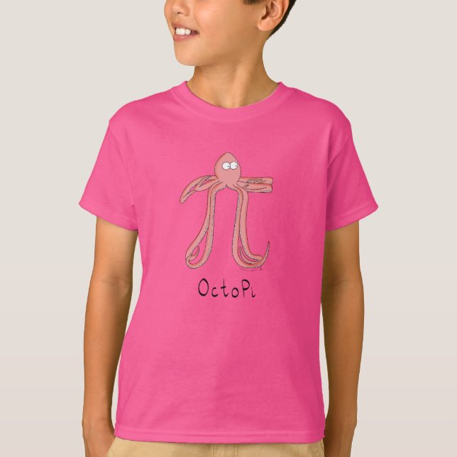 T-shirt Enseignant Funny Math Octopus (Devant)