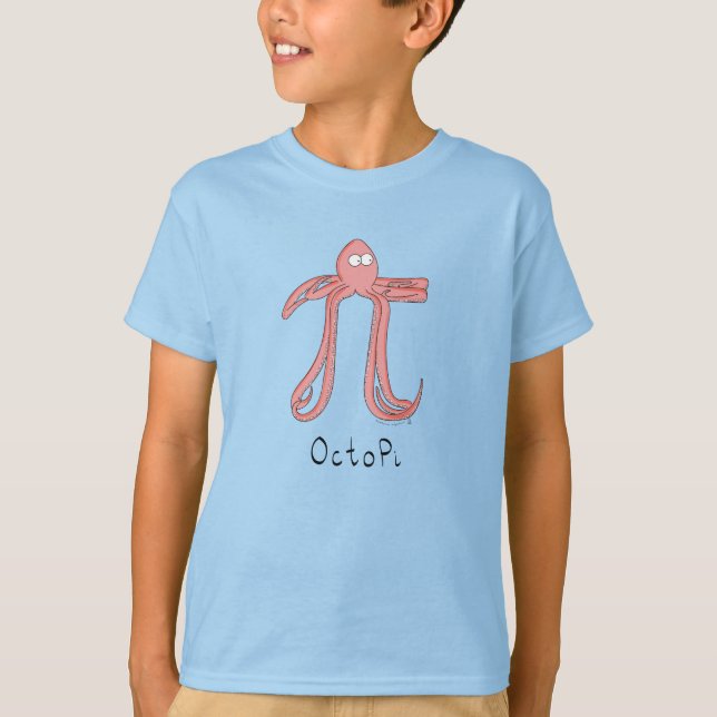 T-shirt Enseignant Funny Math Octopus (Devant)