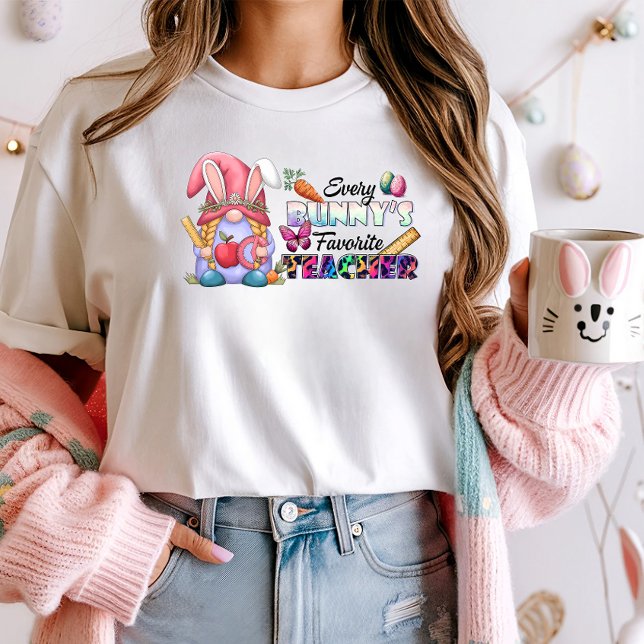 T-shirt Enseignant Gnome de Pâques (Créateur téléchargé)