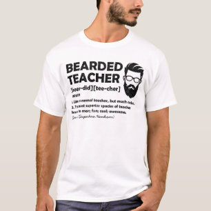 T-shirt Enseignant harcelé Drôle Définition Personnalisée