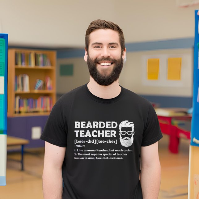 T-shirt Enseignant harcelé Drôle Définition Personnalisée (Créateur téléchargé)