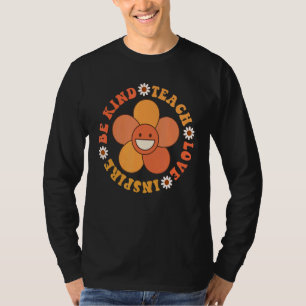 T-shirt Enseignant Hippie Groovy Soyez Gentil Enseigner Am