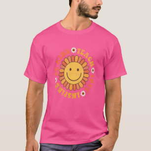 T-shirt Enseignant Hippy super Soyez gentil Enseigner Amou