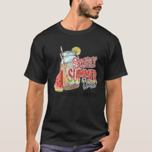 T-shirt Enseignant hors service Pause d'été doux Temps d'é