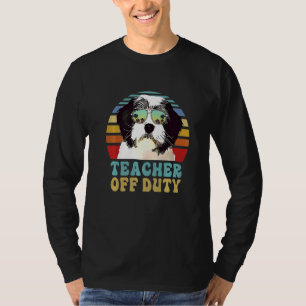 T-shirt Enseignant hors service Polonais Lowland Sheepdog