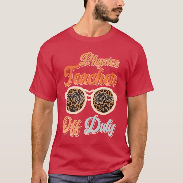 T-shirt Enseignant hors service vacances d'enseignant prof (Devant)