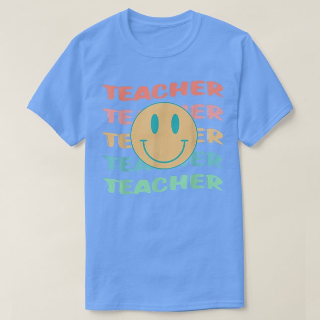 T-shirt Enseignant Inspirationnel Coloré Élémentaire Retou (Design devant)