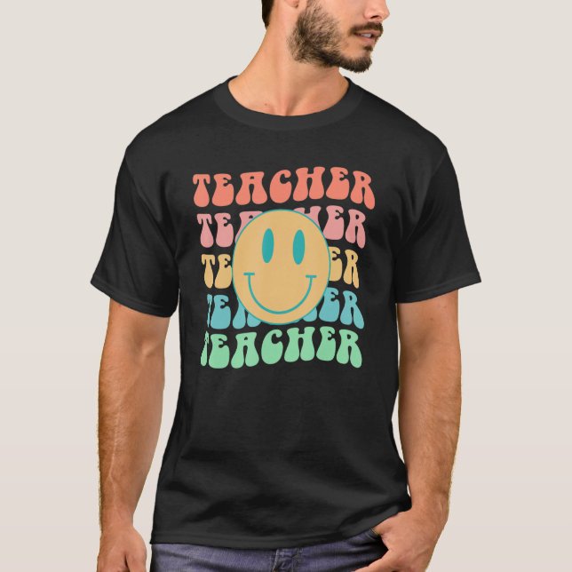 T-shirt Enseignant Inspirationnel Coloré Élémentaire Retou (Devant)