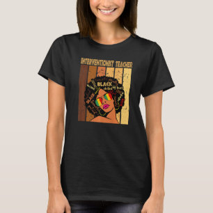 T-shirt Enseignant interventionniste Histoire afro-africai