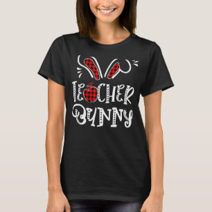 T-shirt Enseignant Lapin Pomme Lapin Oreilles Buffalo Plai