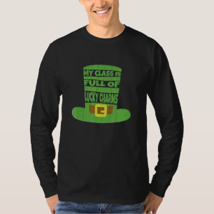 T-shirt Enseignant Ma Classe Est Plein De Charmes Lucky Em