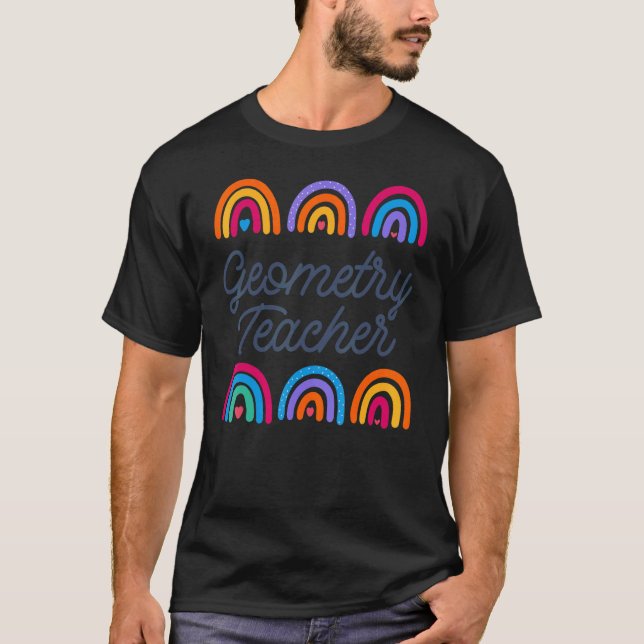 T-shirt Enseignant Mat Math Enseignant Mathématique Géomét (Devant)