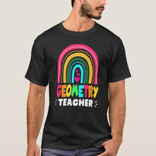 T-shirt Enseignant Mat Math Enseignant Mathématique Géomét (Devant)