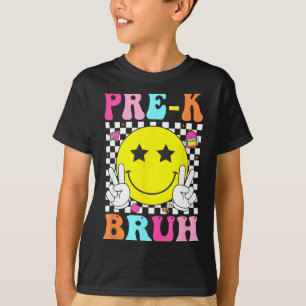 T-shirt Enseignant maternelle bruh enfants sourire rétro r