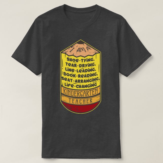 T-shirt Enseignant maternelle Enseignant 2 (Design devant)