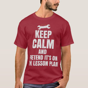 T-shirt Enseignant Mécanique Automatique Faire Preuve De