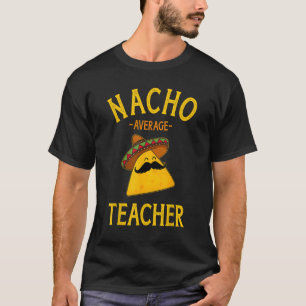 T-shirt Enseignant moyen Nacho pour l'école Cinco de Mayo