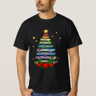 T-shirt Enseignant Noël Crayonne Arbre Décor Léger Stu