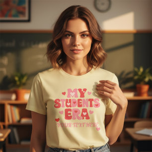 T-shirt Enseignant personnalisé de l'ère de mes étudiants
