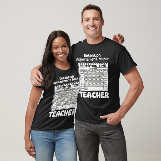 T-SHIRT ENSEIGNANT - PLANIFICATEUR DE DÉTENTION (Unisexe)