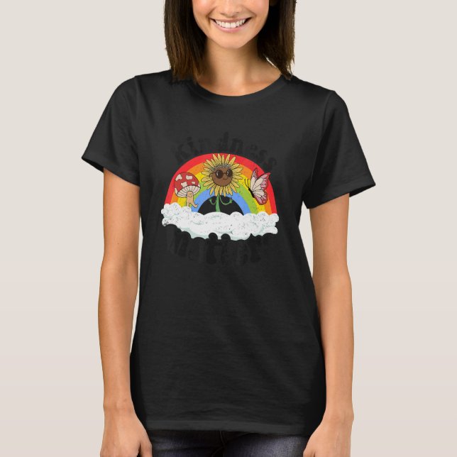 T-shirt Enseignant positif contre l'intimidation Arc-en-ci (Devant)