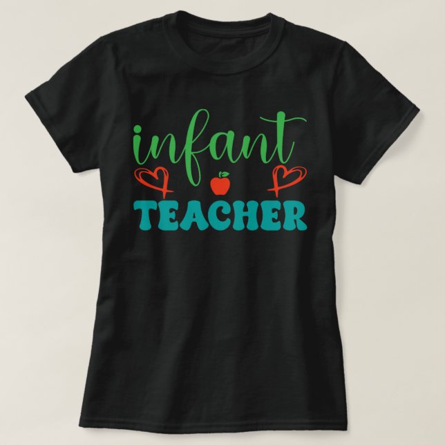 T-shirt enseignant pour nourrissons (Design devant)