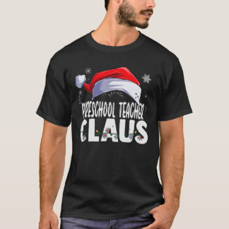 T-shirt Enseignant préscolaire Père Noël Correspondance de