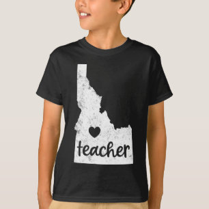 T-shirt Enseignant Rouge Pour Ed Idaho Public Education 4