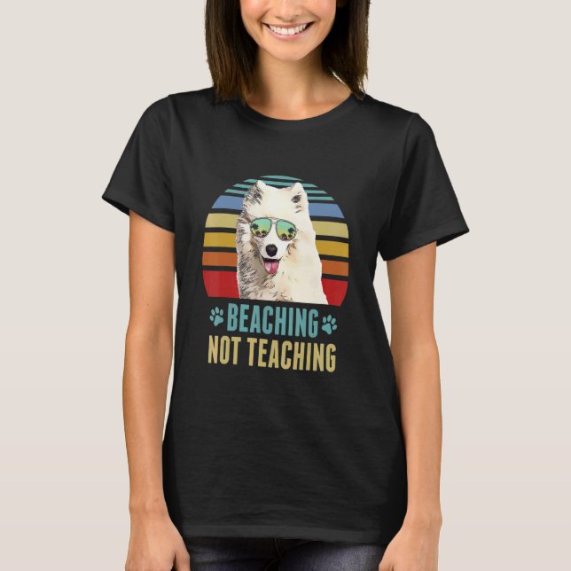 T-shirt Enseignant Samoyed Chien Été (Devant)
