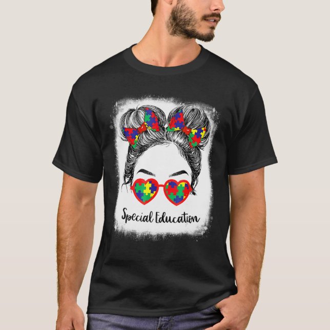T-shirt Enseignant spécial de la vie de l'éducation spécia (Devant)
