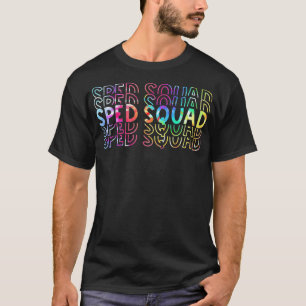 T-shirt Enseignant Spécial De L'Escouade Sped Retour À L'É