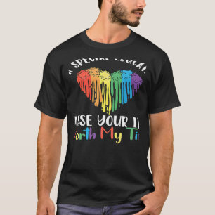 T-shirt Enseignant Spécial Parce Que Votre Vie Est Le Trav