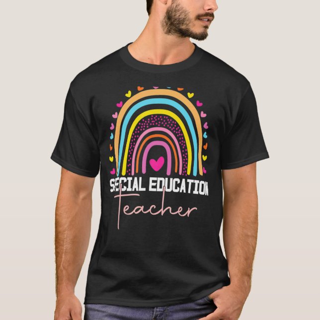 T-shirt Enseignant Spécial Sped Ed Sped Leopard Rai (Devant)