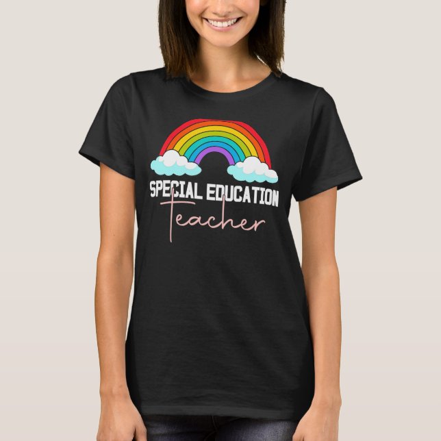 T-shirt Enseignant Spécial Spirate Ed SPED Leopard Rai (Devant)