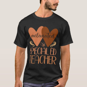 T-shirt Enseignant spécialisé noir Histoire des Noirs Femm
