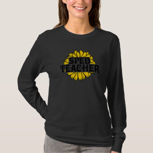 T-shirt Enseignant SPED Éducation Spéciale Tournesol Flora