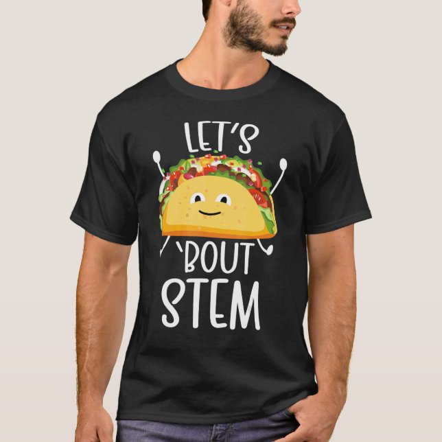 T-shirt Enseignant STEM Taco Science Technologie Génie M (Devant)