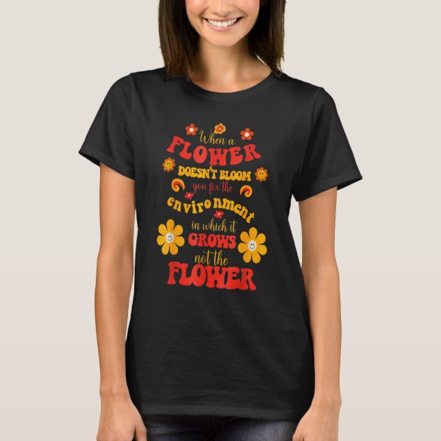 T-shirt Enseignant super de l'éducation spéciale quand une (Devant)