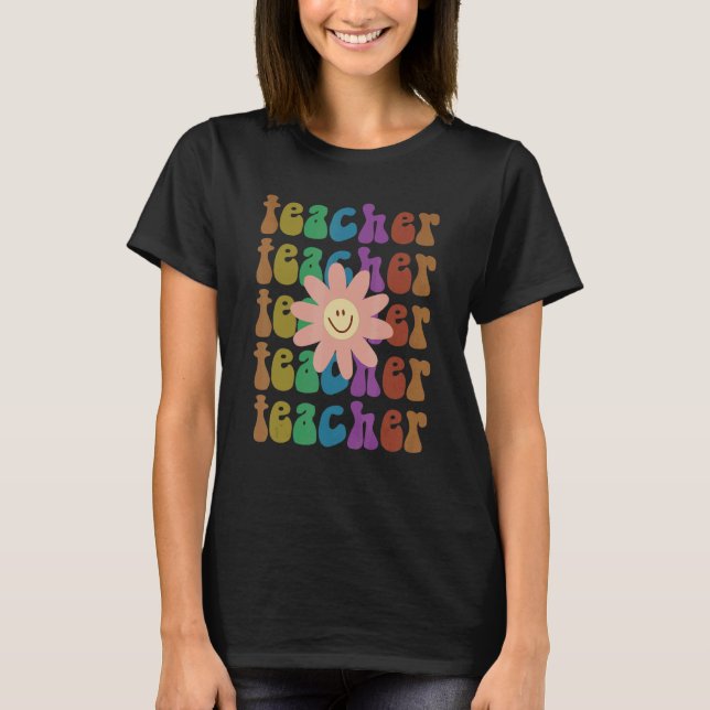T-shirt ENSEIGNANT super Smile I Enseigner École élémentai (Devant)