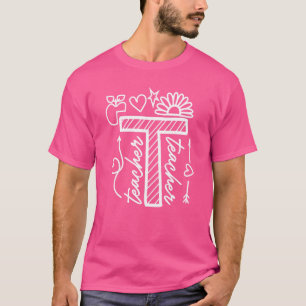 T-shirt Enseignant Vie d'enseignant Remerciement d'enseig