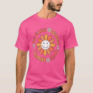 T-shirt Enseignant vintage Be Kind Enseigner Amour Inspire