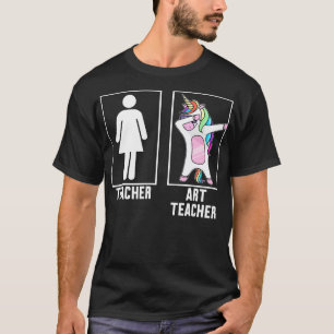 T-shirt Enseignant vs Professeur d'art 1
