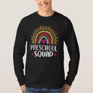 T-shirt Enseignante de préscolaire Arc-en-ciel  Retour à l